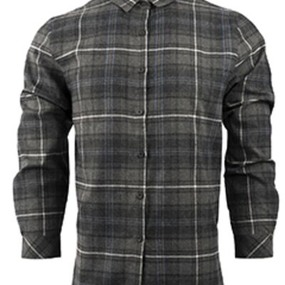 Ladies' Yarn-Dyed Long Sleeve Plaid Flannel Shirt Thumbnail