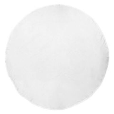 Round White Beach Towel Thumbnail