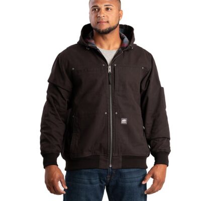 Men's Heartland Duck Flannel-Lined Hooded Jacket Thumbnail