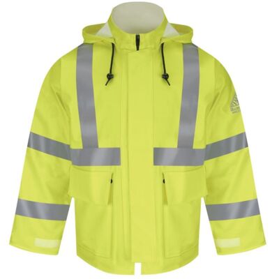 Hi-Visibility Flame-Resistant Rain Jacket Thumbnail